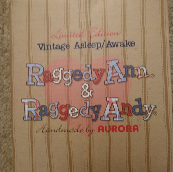 DOLL SALE! Raggedy Ann & Andy Collectors Aurora Ra vintage. New sleep/Awake - Picture 15 of 15